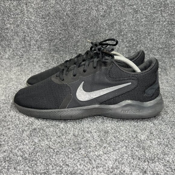 Nike Flex Experience Run 9 Running Shoes Men\'s Size 10 Black Dark Smoke Athletic